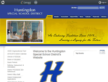 Tablet Screenshot of huntingdonschools.net